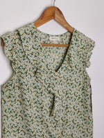 Blusa Monteau Boho Floral (Talla: M)