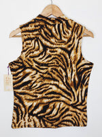 Olivia Rae Animal Print Top (Large)