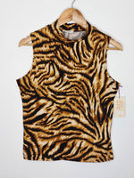 Olivia Rae Animal Print Top (Large)